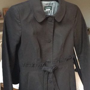 Jcrew ruffle spring coat